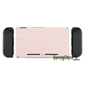 Soft Touch Greb Sakura Pink Konsol bagplade DIY cover etui til Nintendo Skifte Konsol m/ Støtteben ZP306